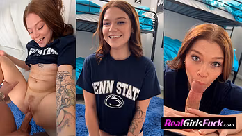 College Freshman Gets Fucked After Soccer Practice – Katerina Deville