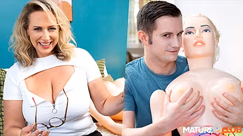 MatureClub – Busty German Language Teacher Kathy Deep Catches her Student with a Sex Doll