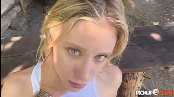 PickupClub – Blonde Slut Lilly Blossom Goes on a Wild Bike Ride of her Life!