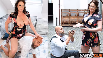 NastyClub – I Proposed to my Fiancée Stacy Stone, and She Humiliated Me and Put Me in the Cage!