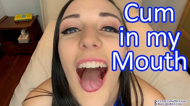 Clara Dee Begs You To Cum In Her Mouth – JOI July 25 – Close Up Face
