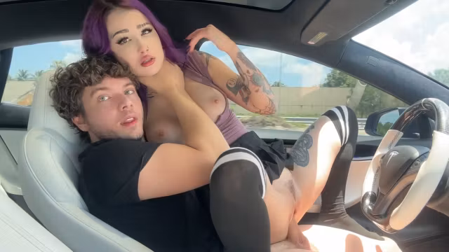 Sexy Valerica Steele Fucking And Squirting In Self Driving Tesla – Luke Cooper
